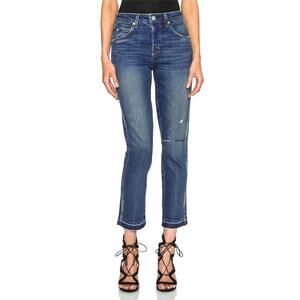 AMO Babe Jeans in Dive Bar Destroy